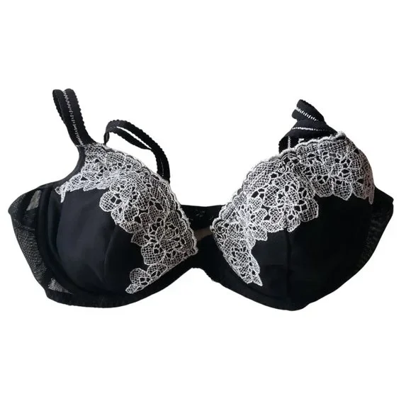 DKNY Black & White Lace Bra – Size 36B - Picture 8 of 13